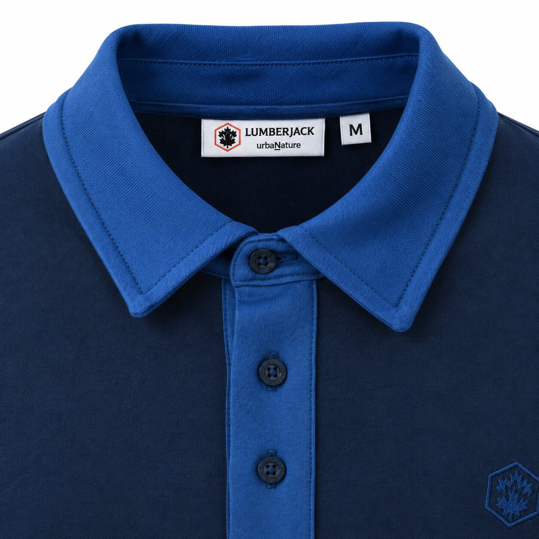 LUMBERJACK MINI EMBROIDERY LOGO RUGBY LOGO NAVY