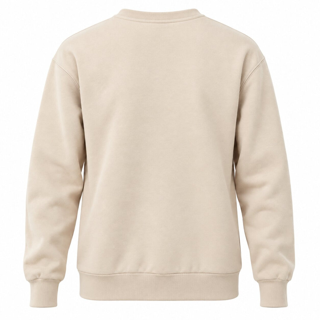 LUMBERJACK MINI EMBROIDERY LOGO SWEAT SHIRT BEIGE