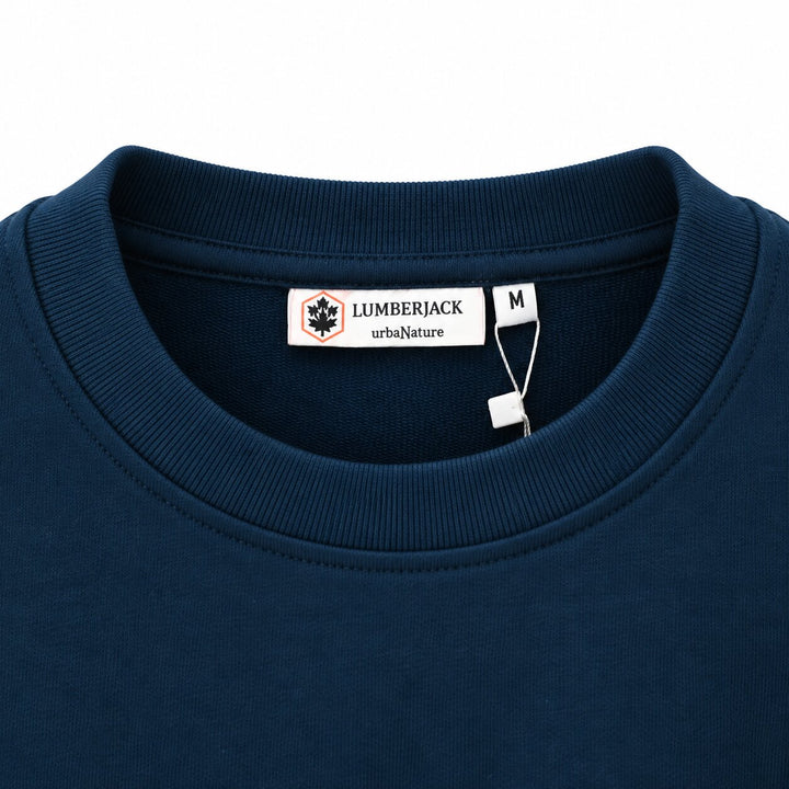 LUMBERJACK MINI EMBROIDERY LOGO SWEAT SHIRT BLUE INDIGO