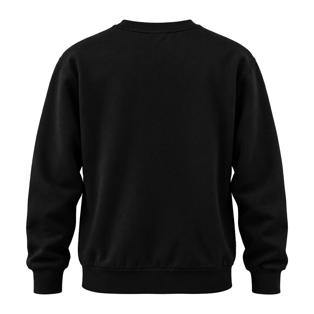 LUMBERJACK MINI EMBROIDERY LOGO SWEAT SHIRT BLACK
