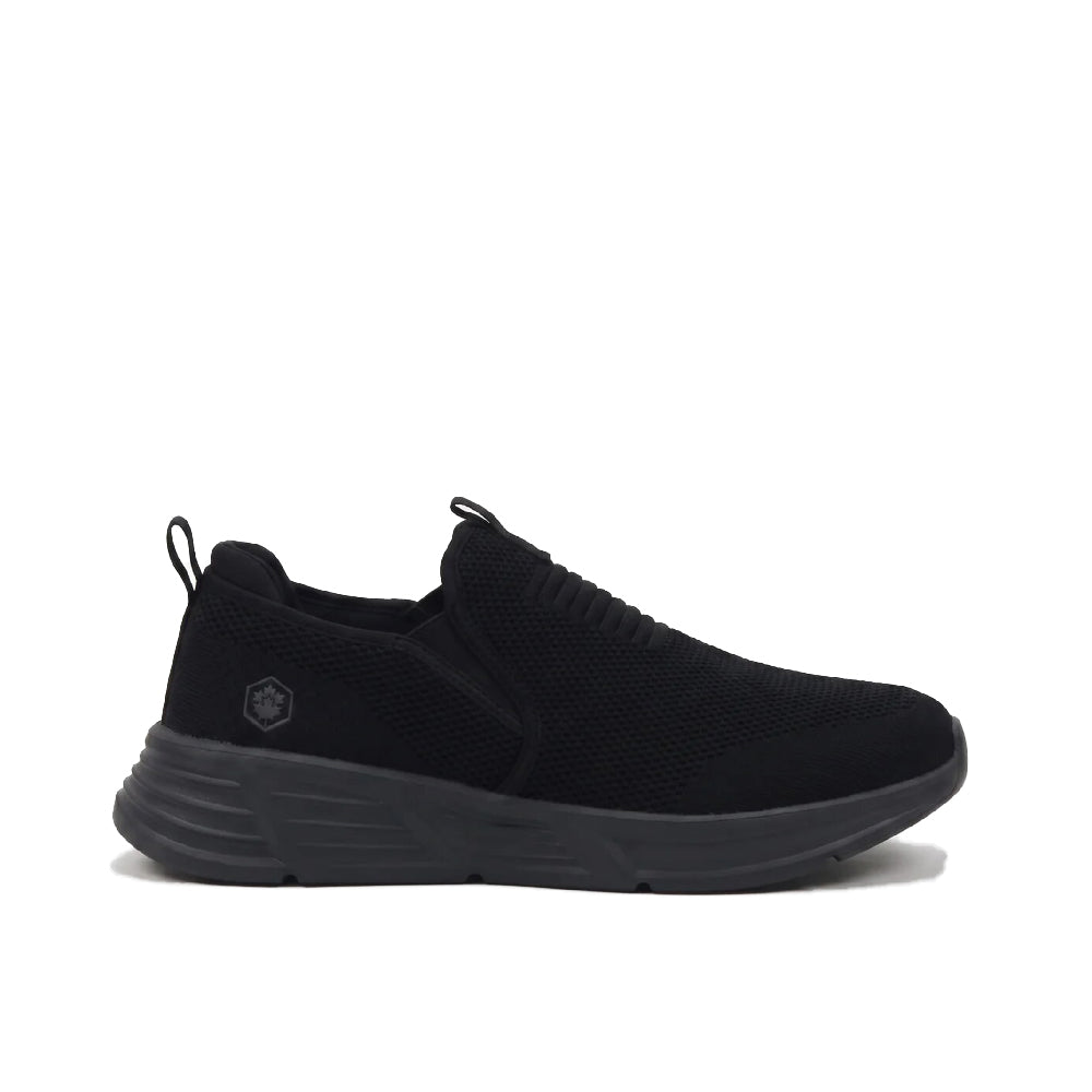 Basket casual homme LUMBERJACK Sanji noire - vue latérale