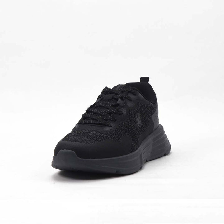 Basket casual homme LUMBERJACK Sanji noire - vue arrière