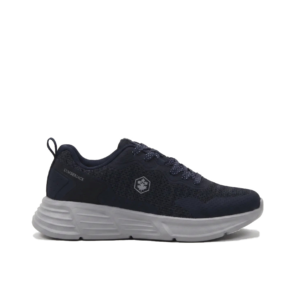 Basket casual homme LUMBERJACK Sanji bleue - vue latérale