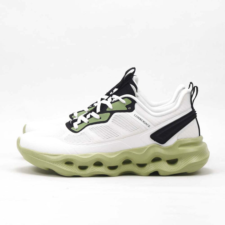 Basket running homme LUMBERJACK Wolfish grise - vue arrière