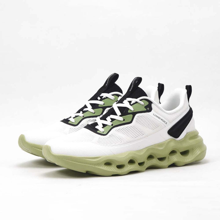 Détail de la basket running LUMBERJACK Wolfish grise homme