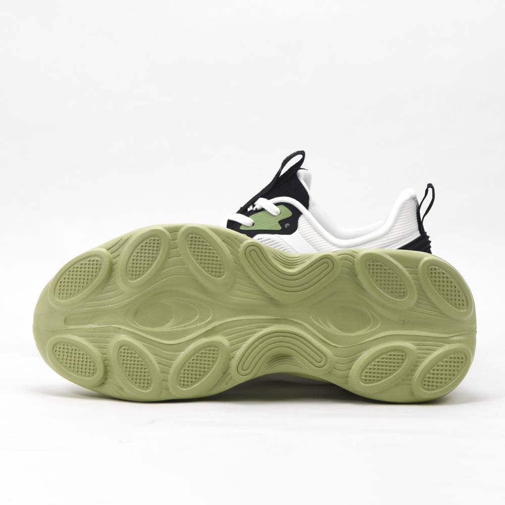 Détail matière de la basket LUMBERJACK Wolfish grise homme