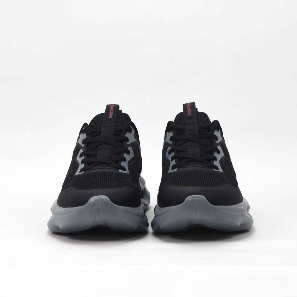 Détail de la basket running LUMBERJACK Wolfish noire homme
