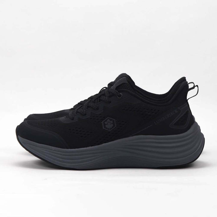Basket running homme LUMBERJACK Fadet noire - vue arrière