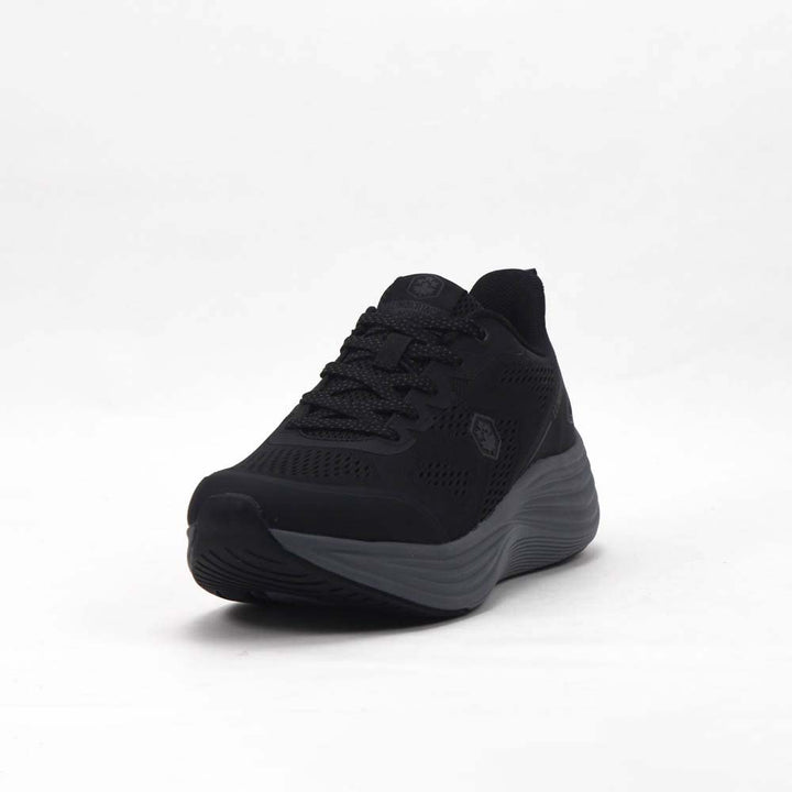 Basket running homme LUMBERJACK Fadet noire - vue de dessus