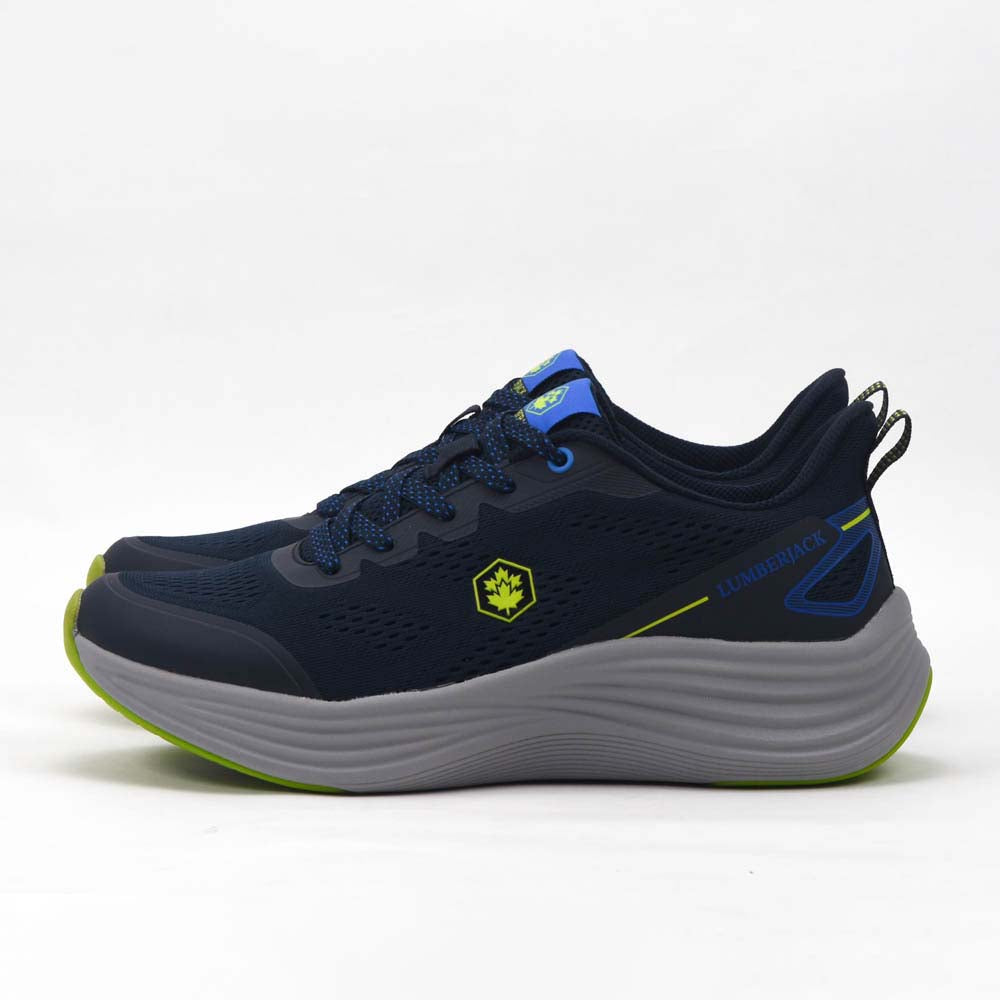 Basket running homme LUMBERJACK Fadet bleue - vue arrière