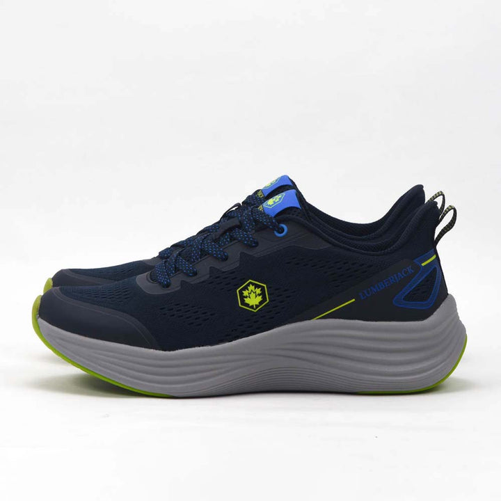 Basket running homme LUMBERJACK Fadet bleue - vue arrière