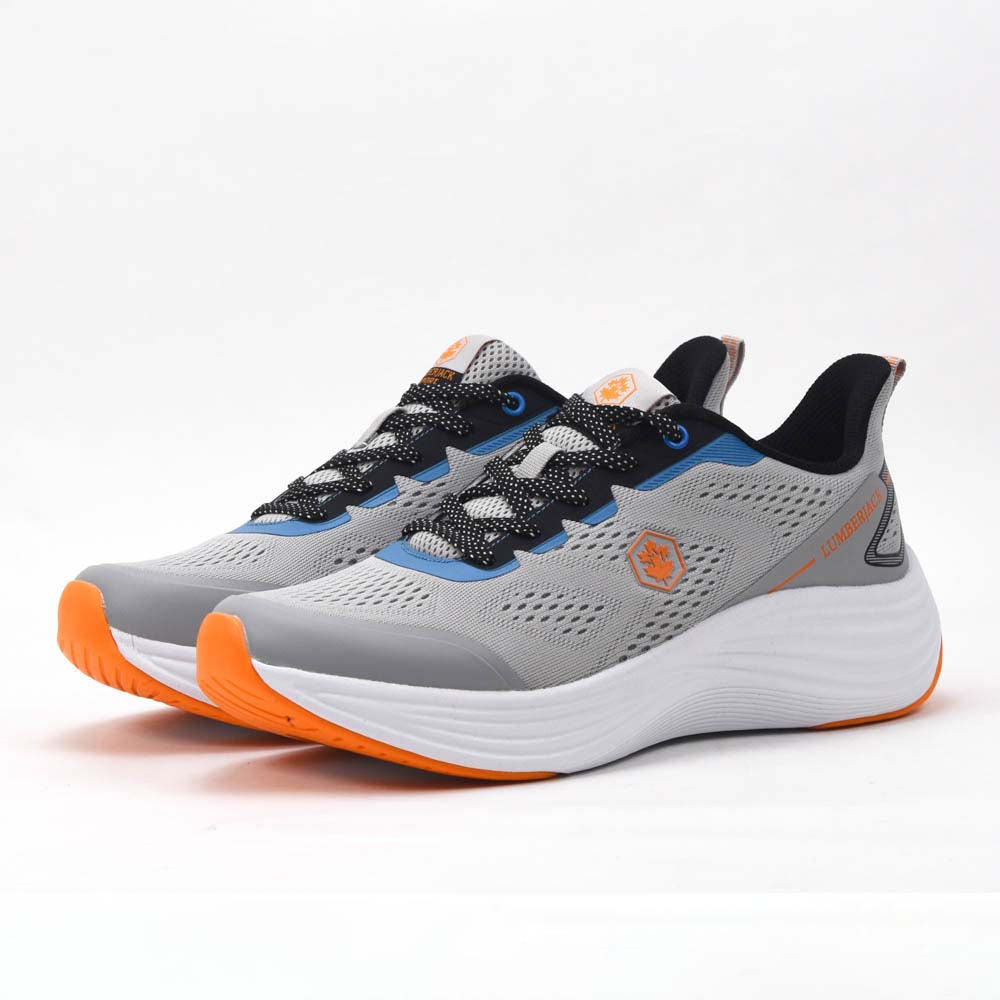 Basket running homme LUMBERJACK Fadet grise - vue arrière