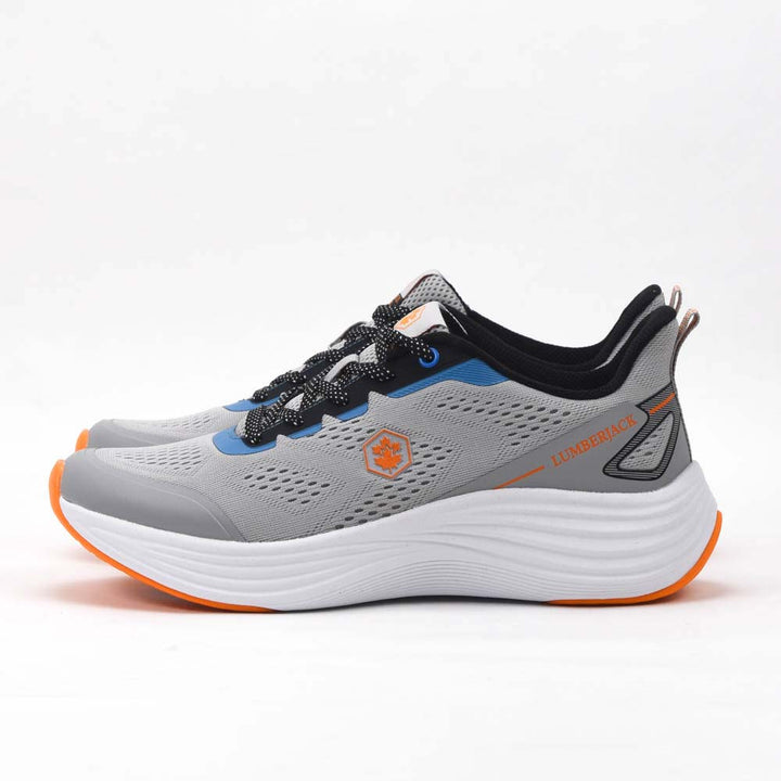 Détail de la basket running LUMBERJACK Fadet grise homme