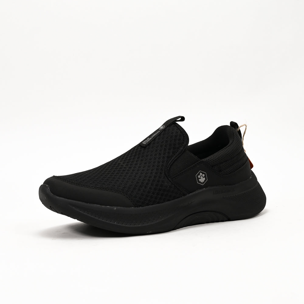 LUMBERJACK MAN TOTAL BLACK SLIP-ON