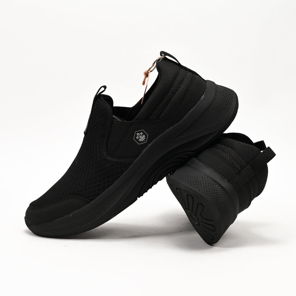 LUMBERJACK MAN TOTAL BLACK SLIP-ON