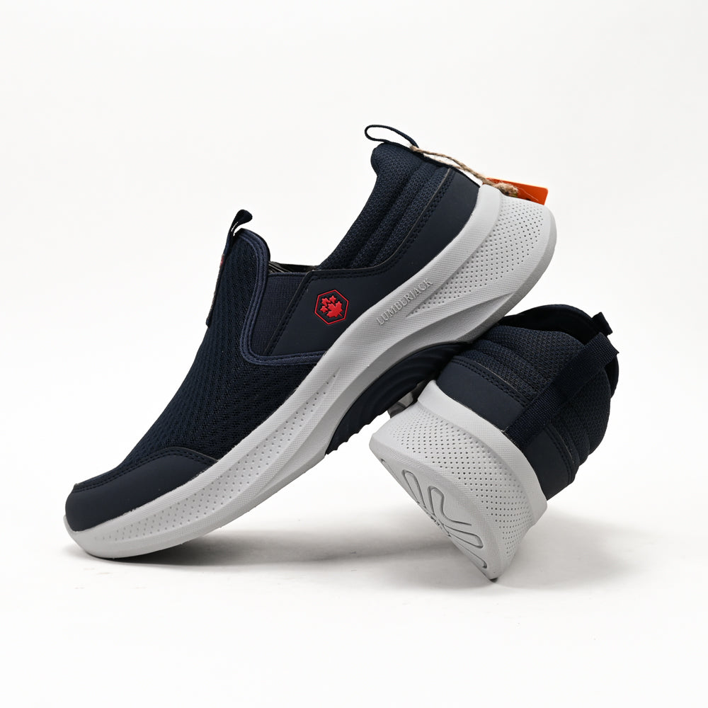 LUMBERJACK MAN NAVY BLUE SLIP -ON
