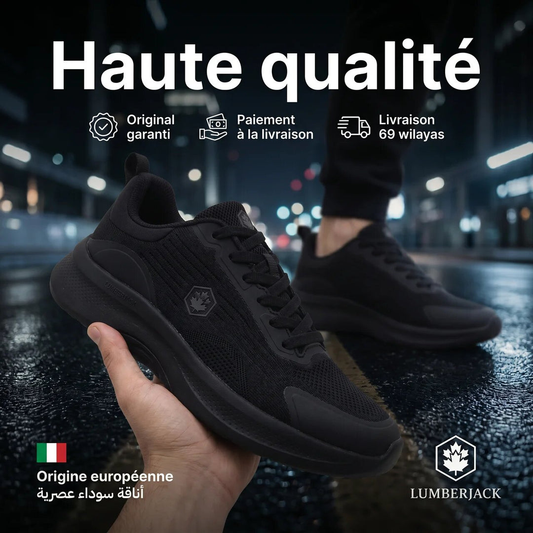 Basket casual homme LUMBERJACK Close noire - vue intérieure
