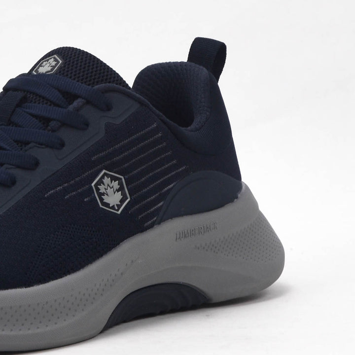 Détail matière de la basket LUMBERJACK Close bleue homme