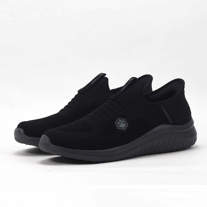 Basket casual homme LUMBERJACK Moko noire - vue de dessus