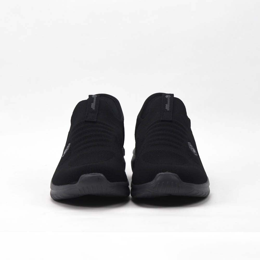 Détail de la basket casual LUMBERJACK Moko noire homme