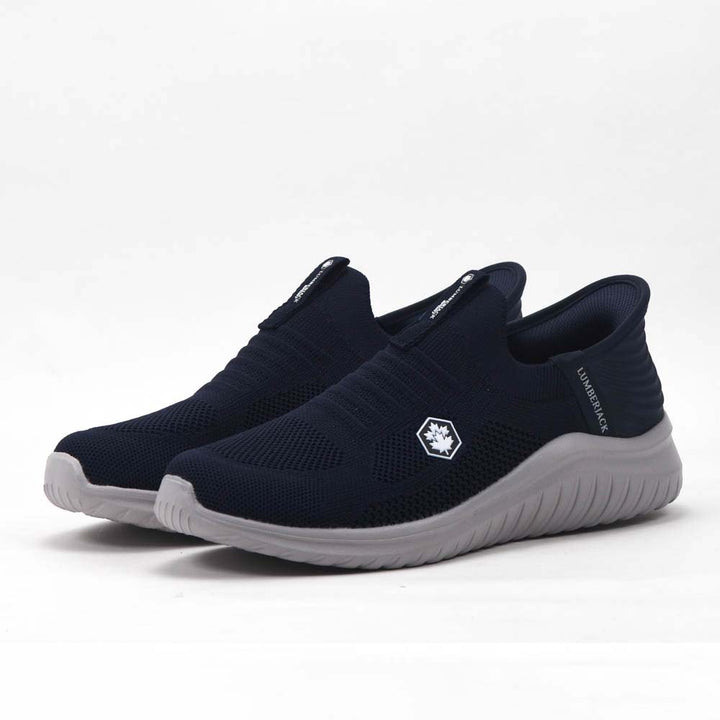 Basket casual homme LUMBERJACK Moko bleue - vue de dessus