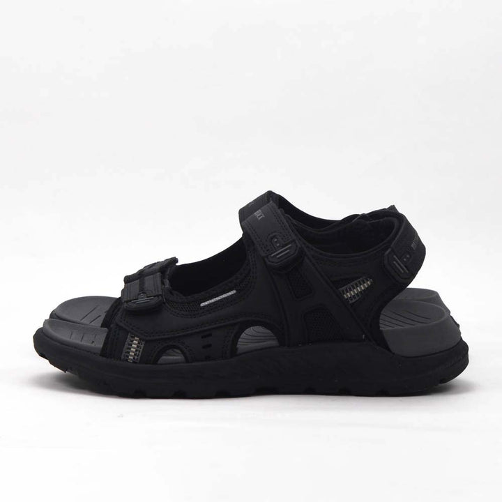 Sandale homme LUMBERJACK Four noire - vue arrière
