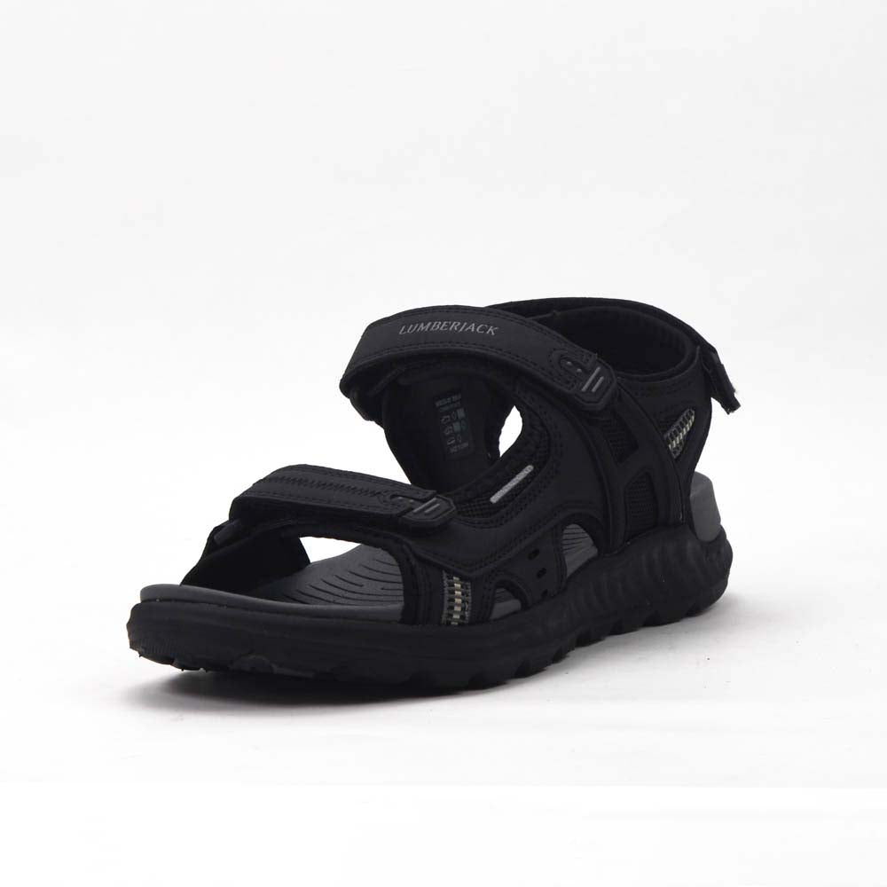 Semelle de la sandale LUMBERJACK Four noire homme