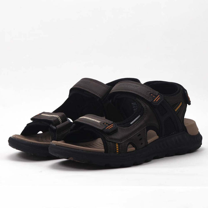 Sandale homme LUMBERJACK Four marron - vue de dessus