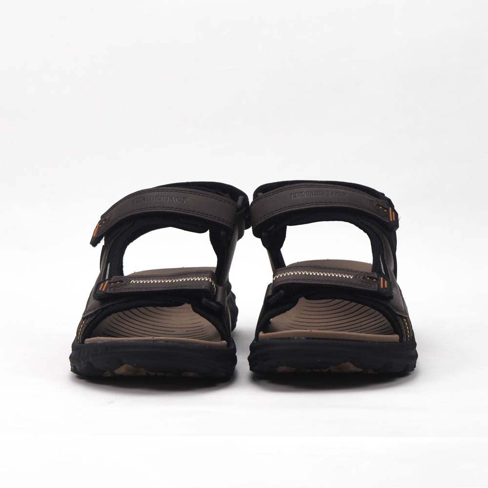 Détail de la sandale LUMBERJACK Four marron homme