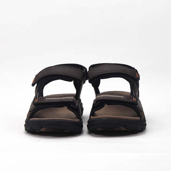 Détail de la sandale LUMBERJACK Four marron homme