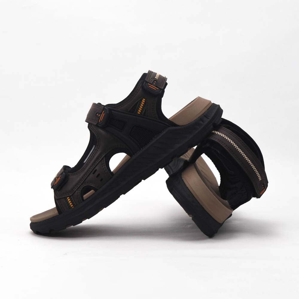 Profil de la sandale LUMBERJACK Four marron homme