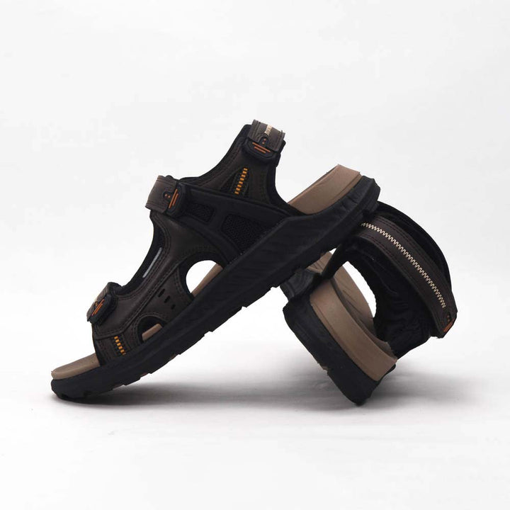 Profil de la sandale LUMBERJACK Four marron homme