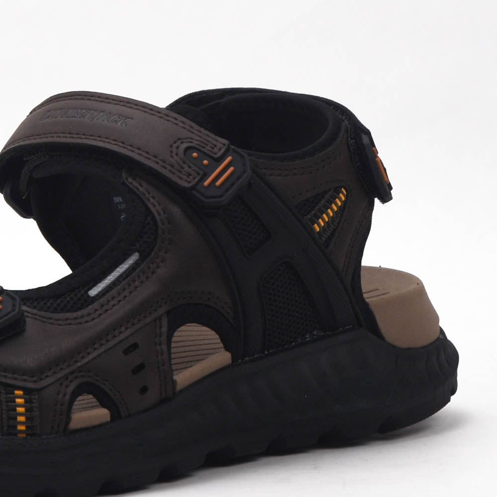 Détail matière de la sandale LUMBERJACK Four marron homme