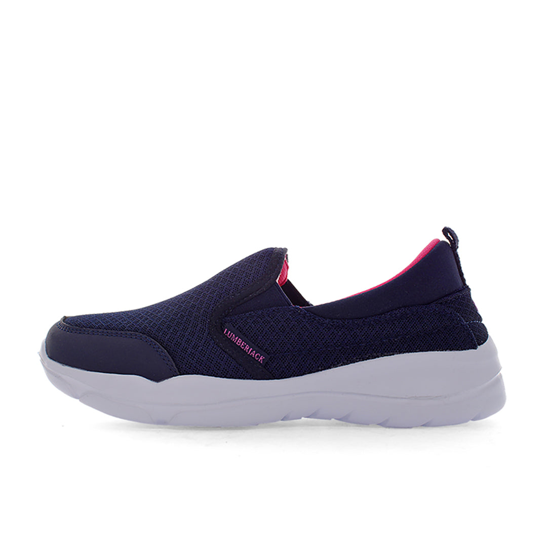 Basket casual femme LUMBERJACK Agatha bleue - vue arrière
