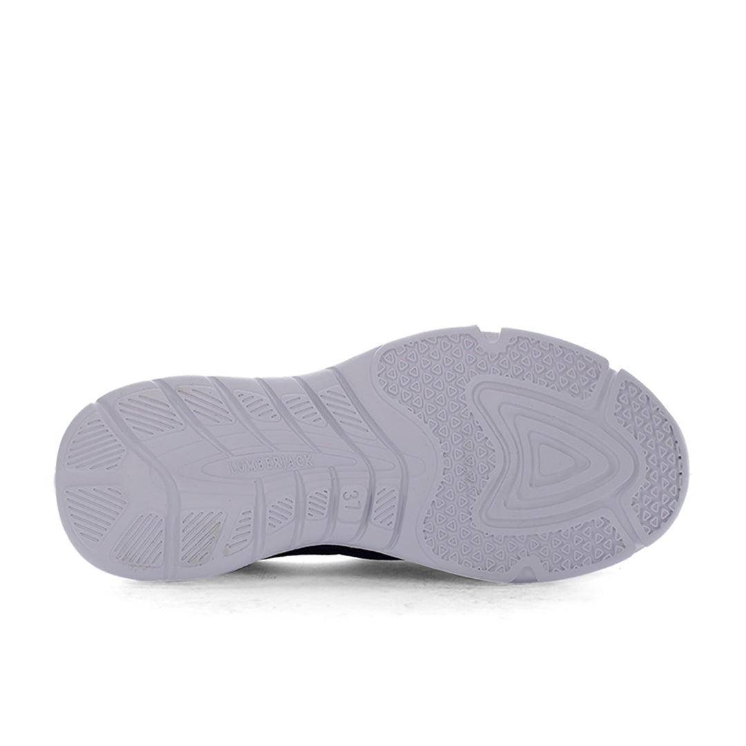 Détail de la basket casual LUMBERJACK Agatha bleue femme