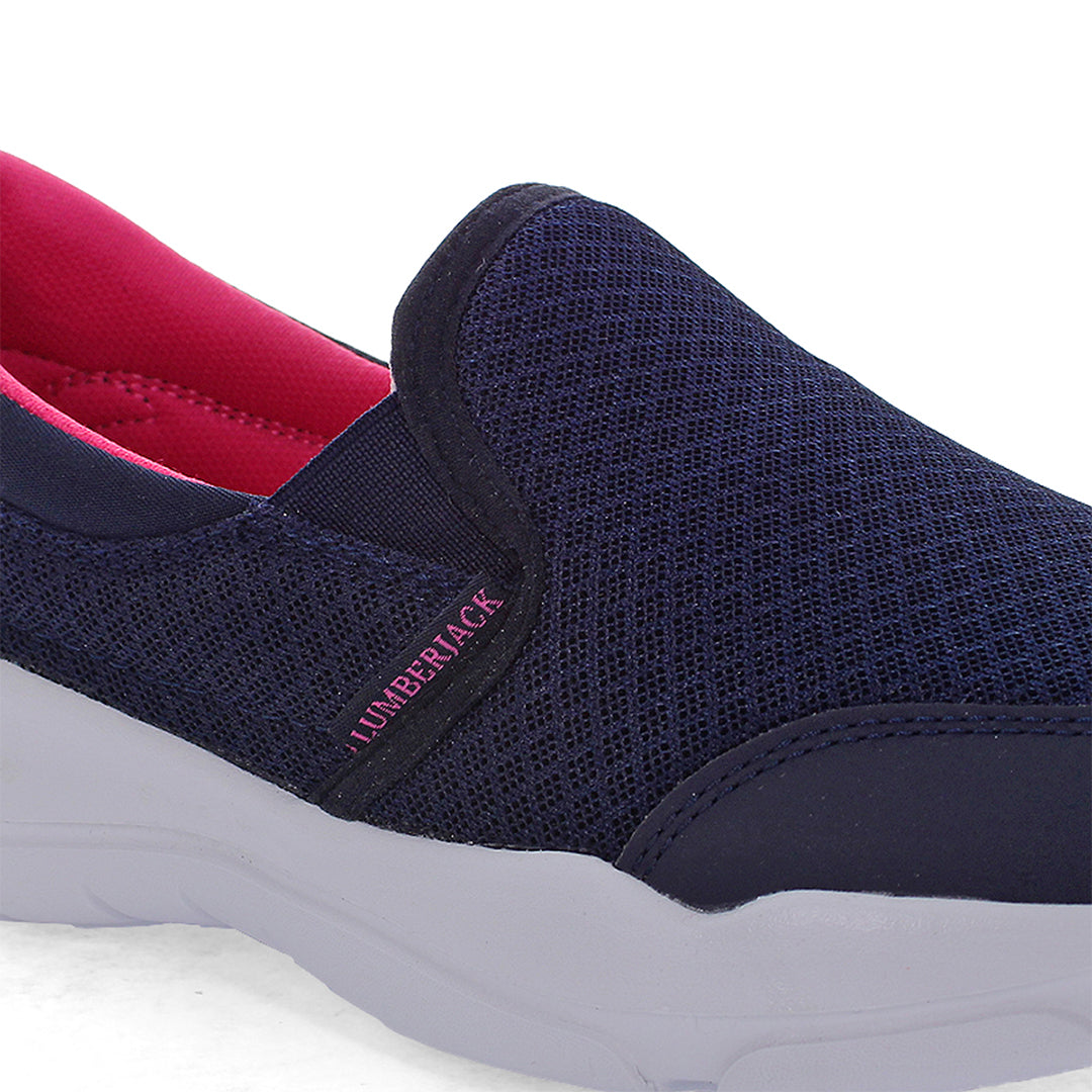 Profil de la basket LUMBERJACK Agatha bleue femme