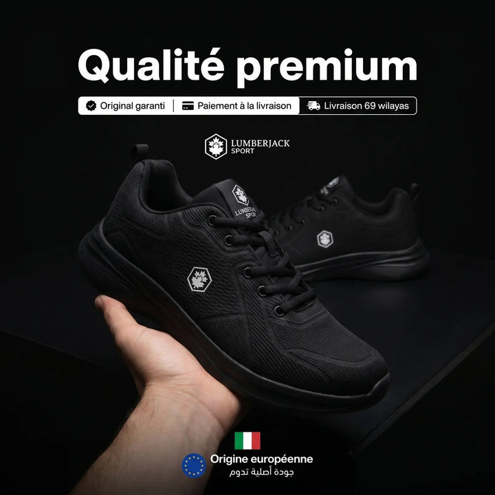 Basket casual femme LUMBERJACK Kineto noire - vue intérieure