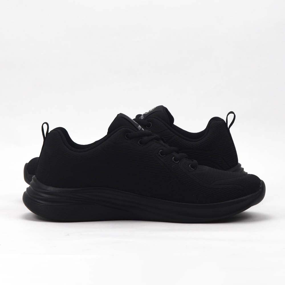 Profil de la basket LUMBERJACK Kineto noire femme