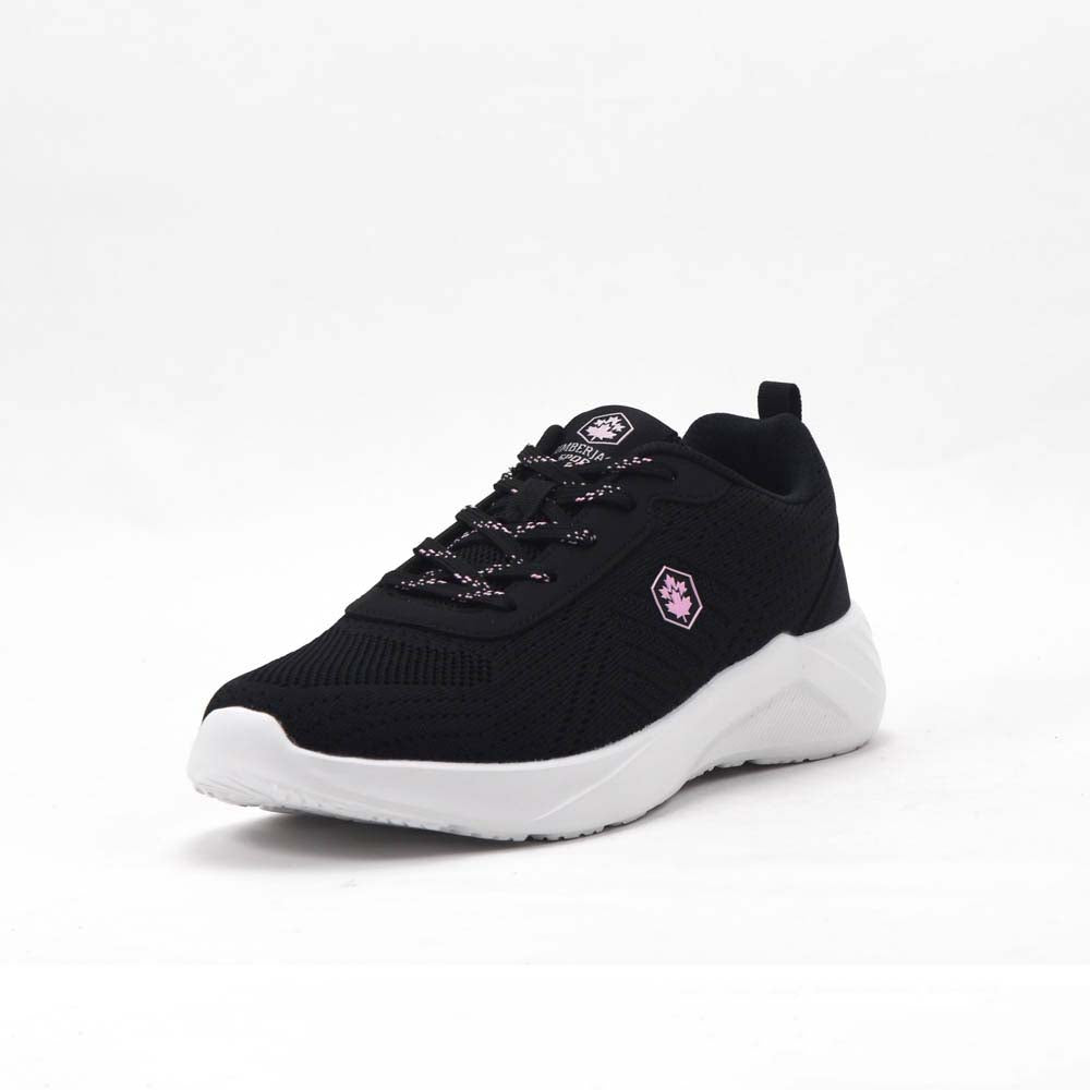 Basket casual femme LUMBERJACK Karter noire - vue arrière