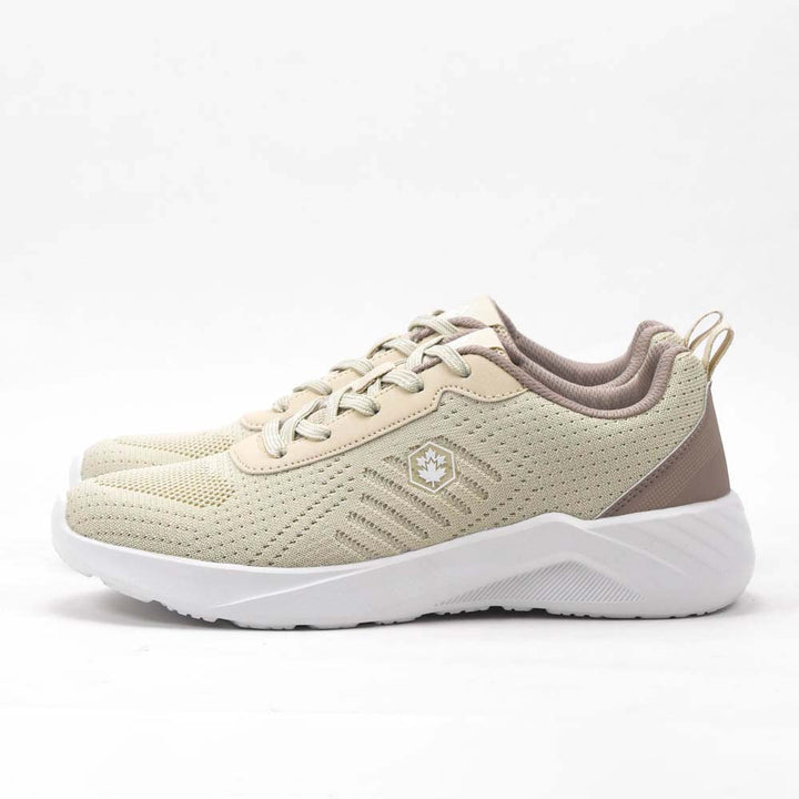 Basket casual femme LUMBERJACK Karter beige - vue de dessus