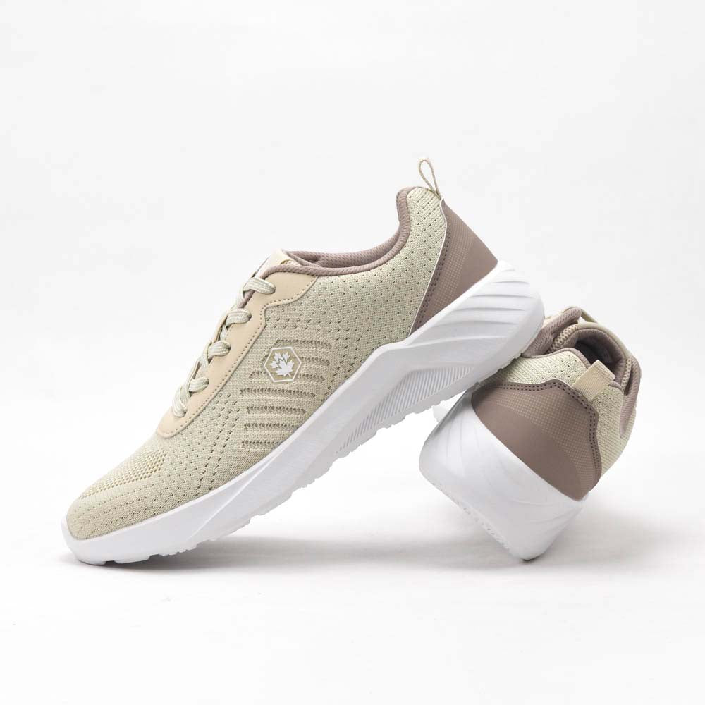 Basket LUMBERJACK Karter beige femme - vue 3/4
