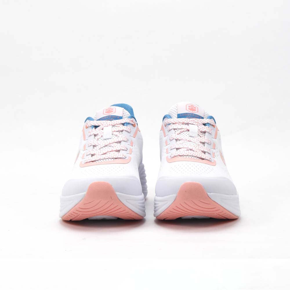 Détail de la basket running LUMBERJACK Fadet blanche femme