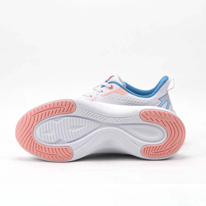 Profil de la basket LUMBERJACK Fadet blanche femme