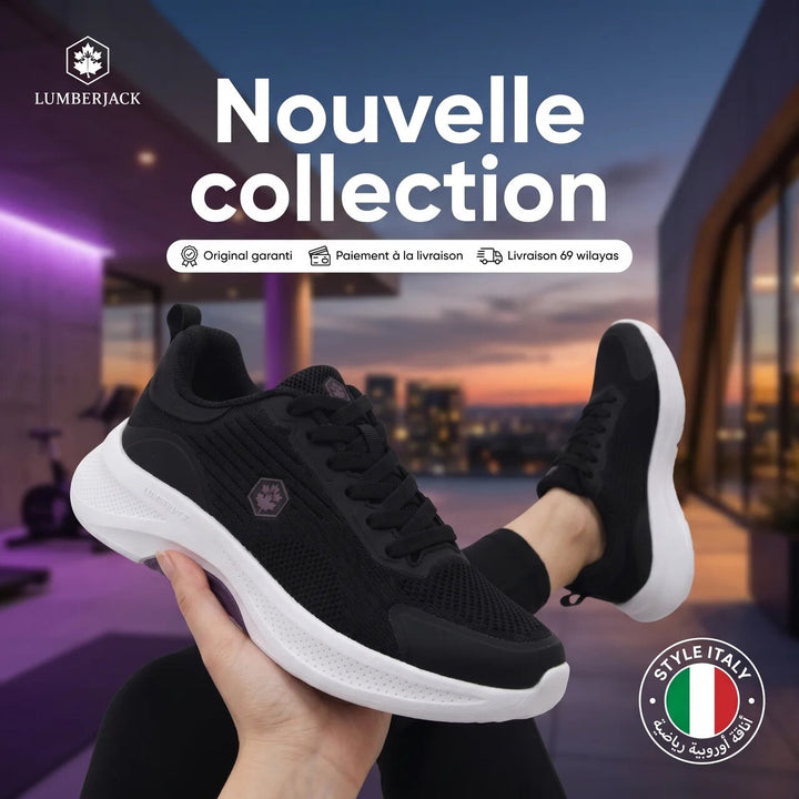 Basket casual femme LUMBERJACK Close noire - vue intérieure