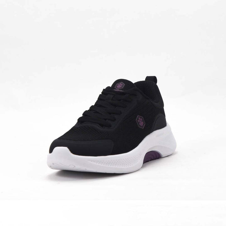 Basket casual femme LUMBERJACK Close noire - vue de dessus