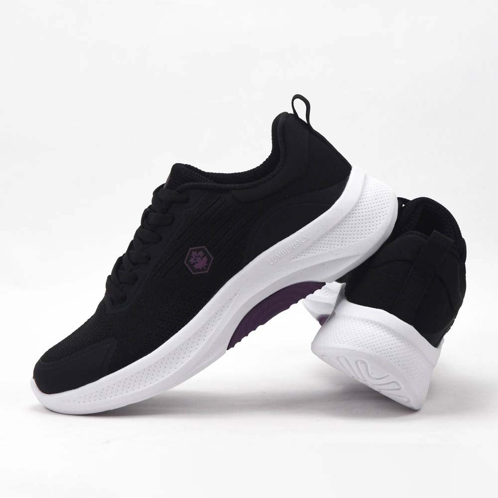 Profil de la basket LUMBERJACK Close noire femme