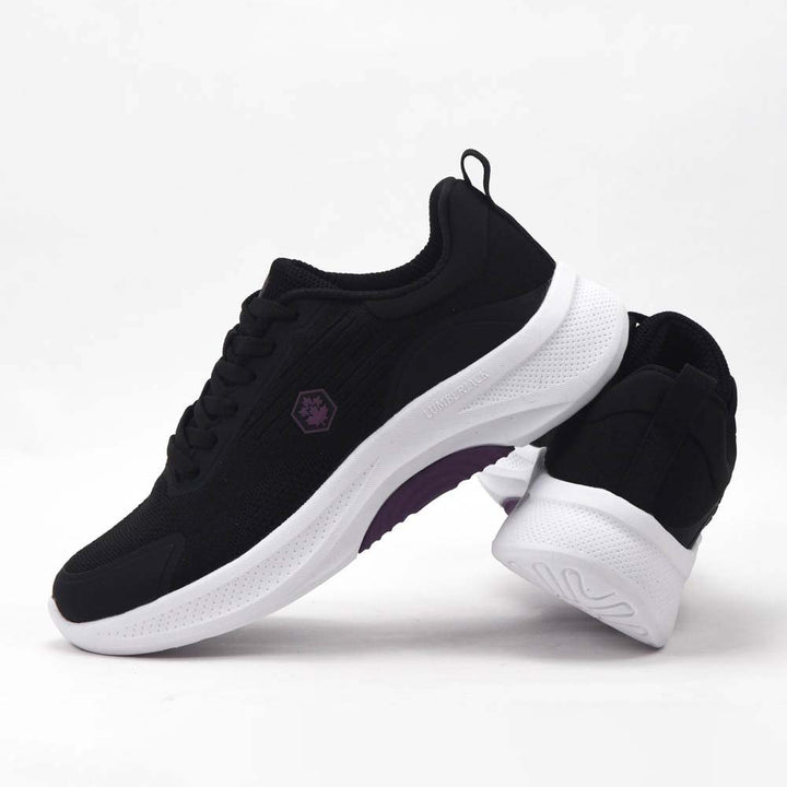 Profil de la basket LUMBERJACK Close noire femme
