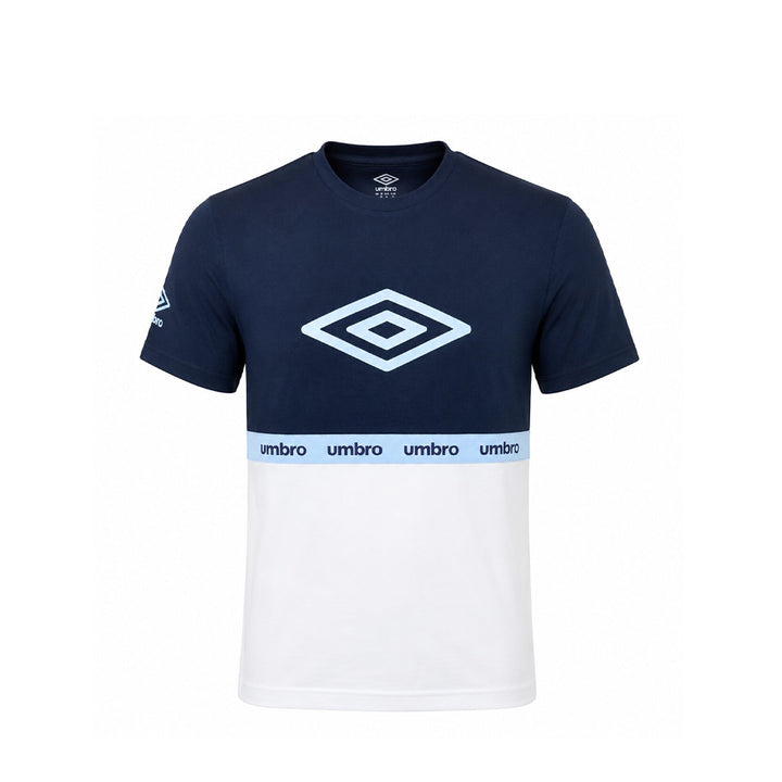 UMBRO KIDS T-SHIRT NAVY WHITE 002