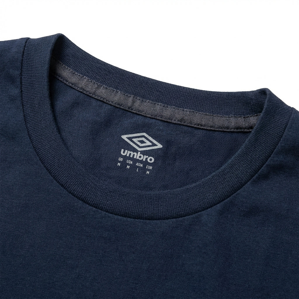 UMBRO KIDS T-SHIRT NAVY WHITE 002
