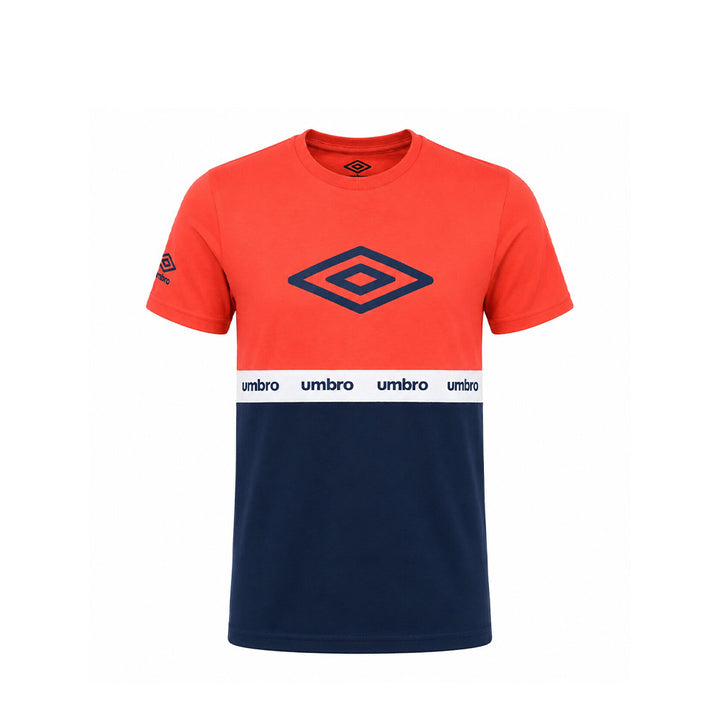 UMBRO KIDS T-SHIRT RED NAVY 005